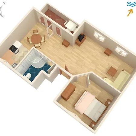 Apartment By The Sea Mali Iž